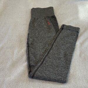 Gymshark Gray High-Waisted Leggings size small